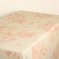 Grande Floral PVC Fabric / Red