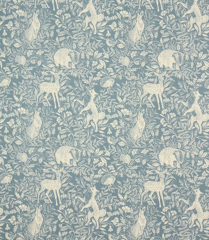 Forest Matt PVC Fabric / Denim