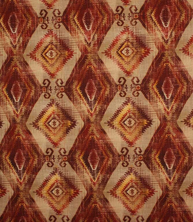 Fryett's Santa Cruz Fabric / Rosso