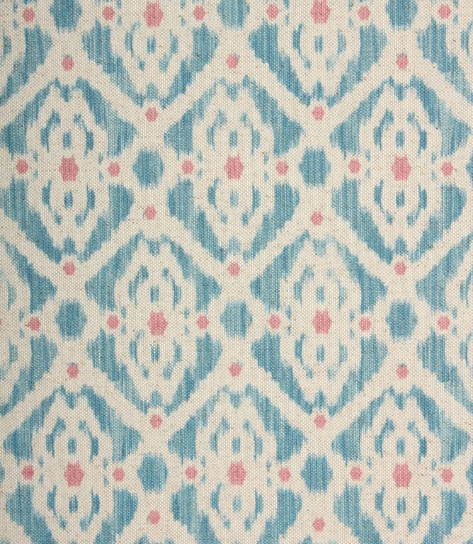 Habana Fabric Blue Just Fabrics Habana Fabric Blue Just Fabrics, Blue Ikat Curtains Uk