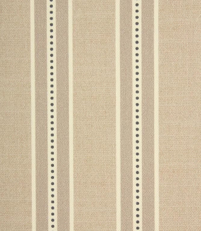 Daisy Stripe Fabric / Natural