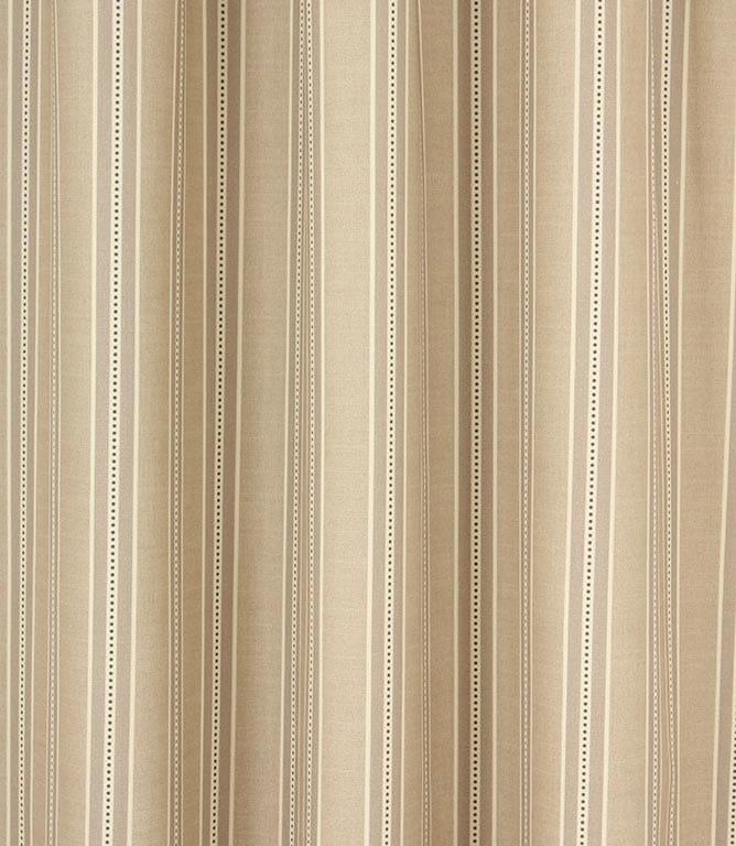 Daisy Stripe Fabric / Natural