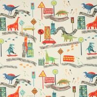 Prestigious Textiles Dino City Fabric / Jungle Prestigious Textiles Dino City Fabric / Jungle