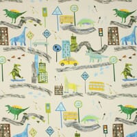 Prestigious Textiles Dino City Fabric / Reef Prestigious Textiles Dino City Fabric / Reef