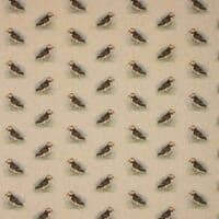 Skellig Puffins Fabric / Natural Skellig Puffins Fabric / Natural