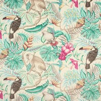 Rainforest Velvet Fabric / Aqua Rainforest Velvet Fabric / Aqua