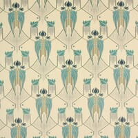 Mackintosh Velvet Fabric / Prussian Mackintosh Velvet Fabric / Prussian