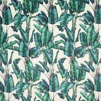Palm Velvet Fabric / White Palm Velvet Fabric / White