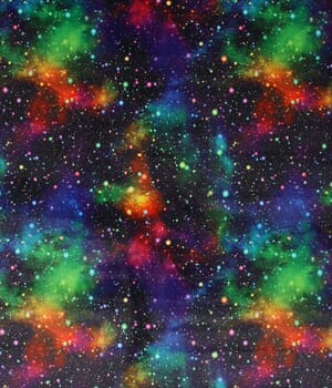 Astronomy Velvet Fabric
