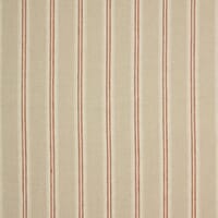 Cotswold Linen Stripe Fabric / Terracotta Cotswold Linen Stripe Fabric / Terracotta