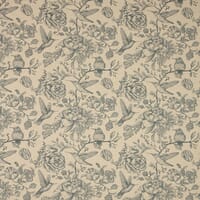 Wild Hummingbirds Fabric / Indigo Wild Hummingbirds Fabric / Indigo
