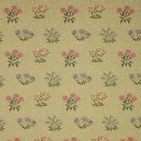 Flower Field Tapestry Fabric / Gold Flower Field Tapestry Fabric / Gold