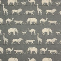 iLiv Prairie Animals Fabric / Lead iLiv Prairie Animals Fabric / Lead