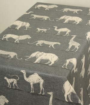 Prairie Animals Matt PVC Fabric