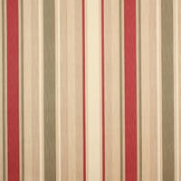 Laura Ashley Awning Stripe Fabric / Raspberry / Lichen Laura Ashley Awning Stripe Fabric / Raspberry / Lichen