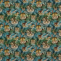 Big Cats Fabric / Emerald Big Cats Fabric / Emerald