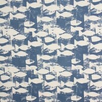 Sardines Fabric / Indigo Sardines Fabric / Indigo