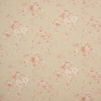 Vintage Floral Fabric / Red Vintage Floral Fabric / Red