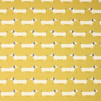Hound Dog Fabric / Ochre Hound Dog Fabric / Ochre