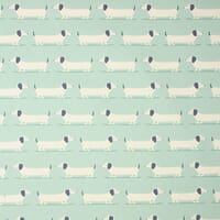 Hound Dog Fabric / Duck Egg Hound Dog Fabric / Duck Egg