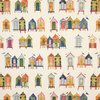 Beach Hut Fabric / Neopolitan Beach Hut Fabric / Neopolitan