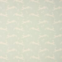Hopping Hares Fabric / Duck Egg Hopping Hares Fabric / Duck Egg