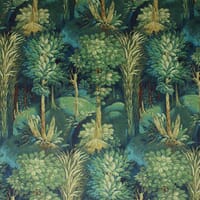 Forbidden Forest Fabric / Sapphire Forbidden Forest Fabric / Sapphire