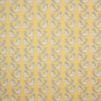 Scandi Birds Fabric / Mustard Scandi Birds Fabric / Mustard