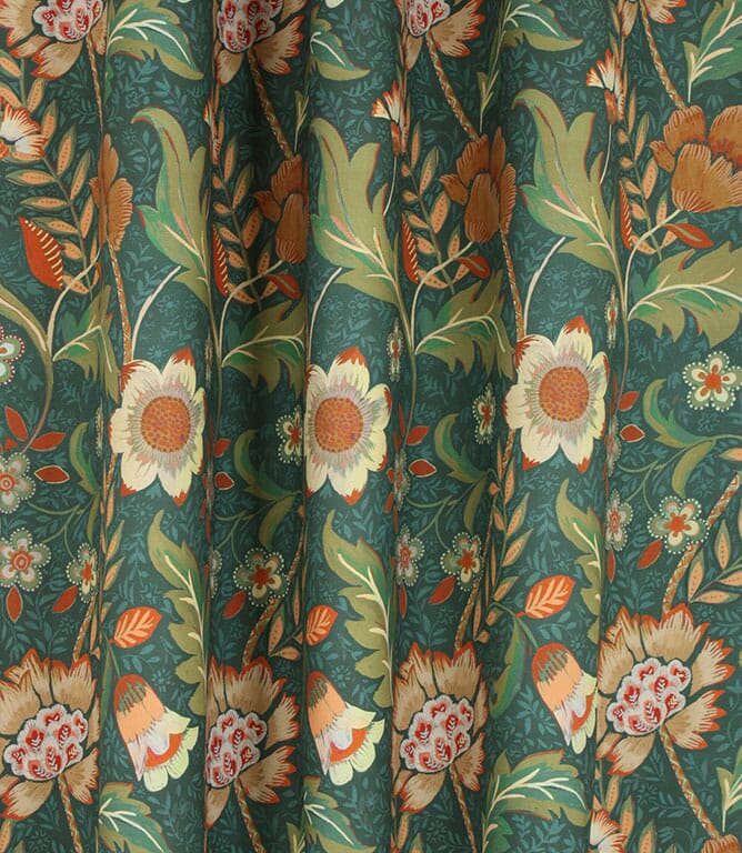 Prestigious Textiles Folklore Fabric / Peacock