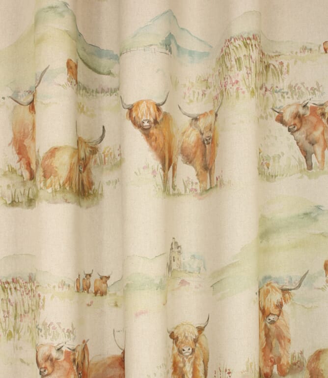 Voyage Maison Highland Cattle Fabric / Linen