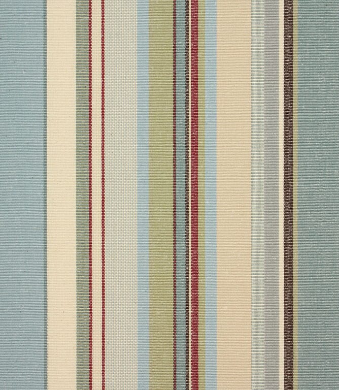 Falmouth Stripe Fabric / Sage