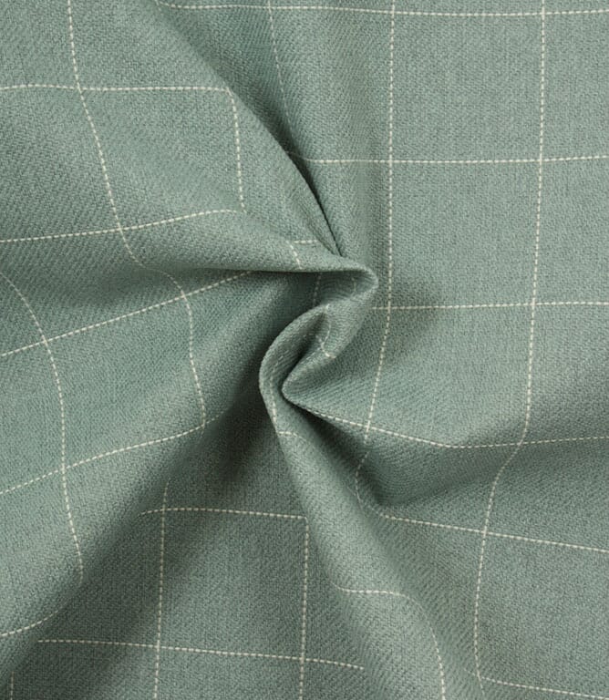 Tweedy Check FR Fabric / Sky Blue
