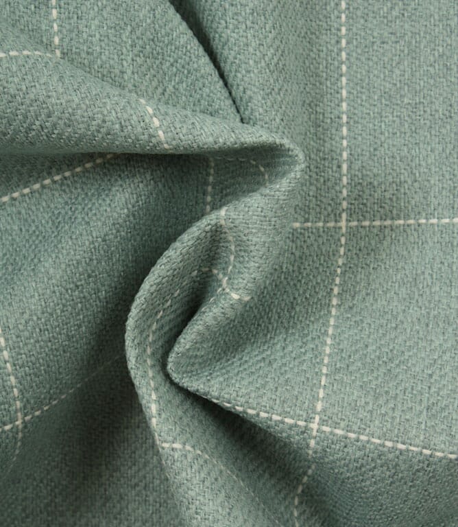 Tweedy Check FR Fabric / Sky Blue