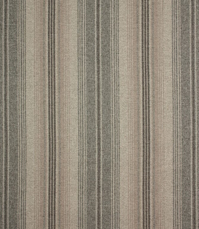 Ashley Stripe FR Fabric / Pewter