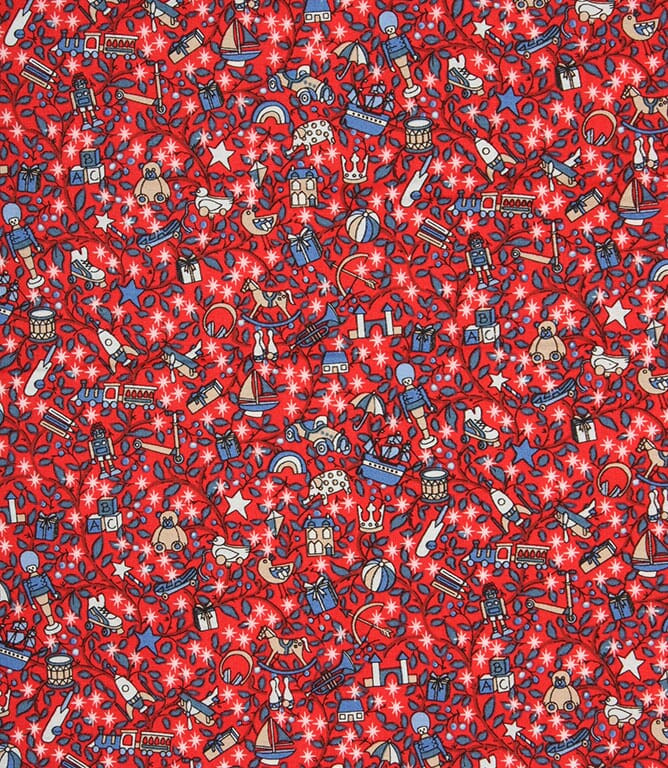 Liberty Magical Forest Fabric / Red