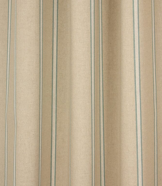 Linen Stripe Fabric / Blue