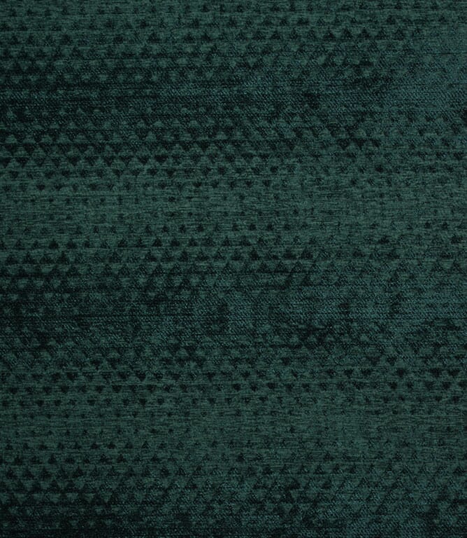 Geo Chenille Stripe FR Fabric / Teal