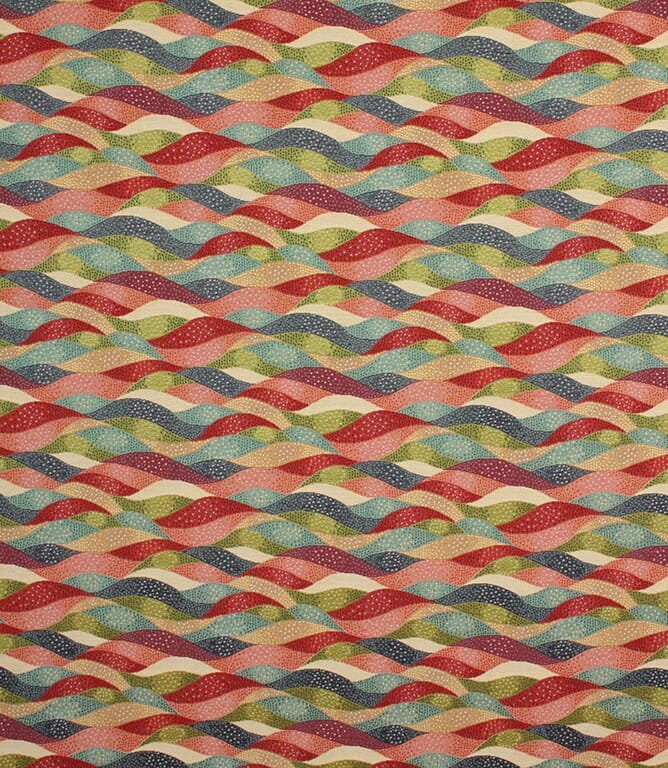 Waves Tapestry Fabric / Multi