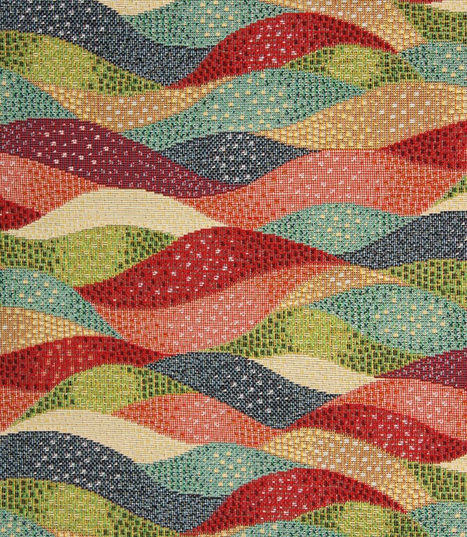 Waves Tapestry Fabric / Multi