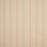 Linen Stripe Fabric / Red