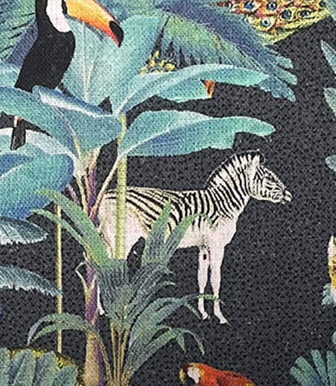 Jungle Safari Fabric / Navy