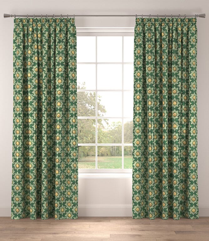 The Chateau Mademoiselle Fabric / Cobalt Green