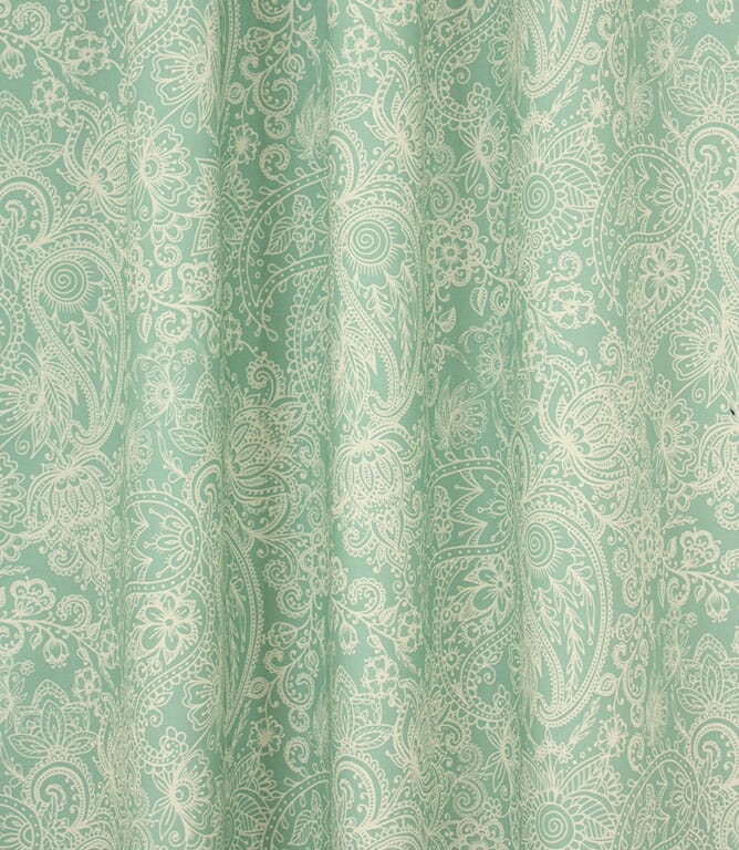 Indian Paisley Fabric / Eau de nil
