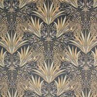 Jungle Jaguar Fabric / Graphite Jungle Jaguar Fabric / Graphite