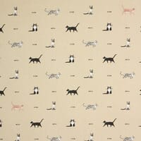 Sophie Allport Purrfect Fabric / Beige Sophie Allport Purrfect Fabric / Beige