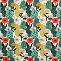 Blooma Fabric / Poppy Blooma Fabric / Poppy