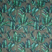 Palm Velvet Fabric / Grey Palm Velvet Fabric / Grey