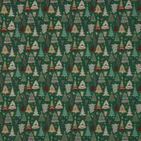 Christmas Tree Tapestry Fabric / Green Christmas Tree Tapestry Fabric / Green