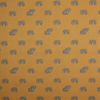 Sophie Allport Elephant Family Fabric / Mustard Sophie Allport Elephant Family Fabric / Mustard