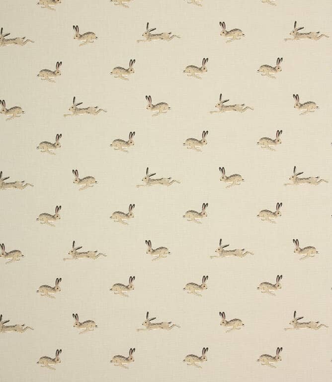 Sophie Allport Hare Fabric / Stone Just Fabrics